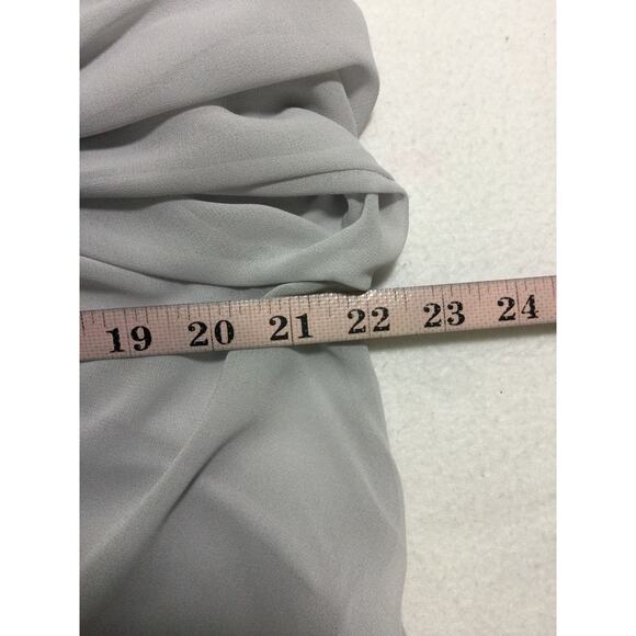 AW BRIDAL 8 M grey chiffon formal party mother of the bride 2pc dress NEW B51 - Picture 9 of 11